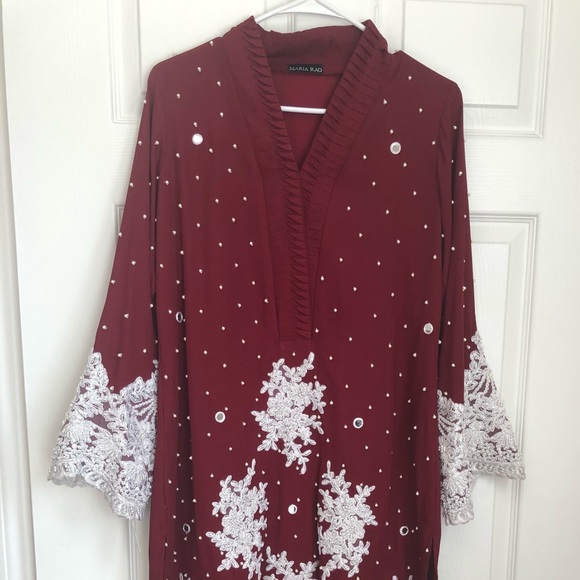 Pakistani Maria Rao embroidrd kurti - Picture 2 of 7